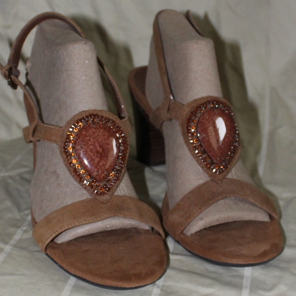 Anne Klein iflex Akolina Slingback Sandals Sz 10M